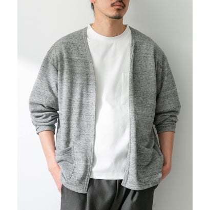 アーバンリサーチ サニーレーベル URBAN RESEARCH Sonny Label JAPAN MADE 裏毛カーディガン （オレンジ）｜詳細画像