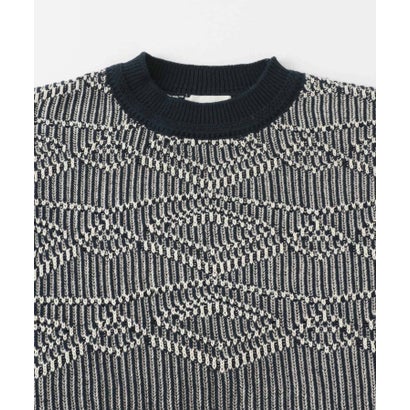 アーバンリサーチ サニーレーベル URBAN RESEARCH Sonny Label ジャガードクルーネックニットプルオーバー （イエロー）｜詳細画像