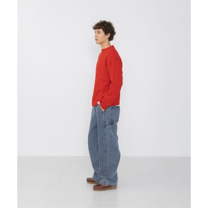 アーバンリサーチ サニーレーベル URBAN RESEARCH Sonny Label ウール混クルーネックニットプルオーバー （ブラウン）｜詳細画像