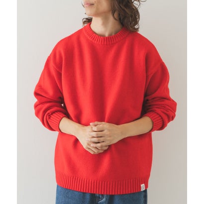 アーバンリサーチ サニーレーベル URBAN RESEARCH Sonny Label ウール混クルーネックニットプルオーバー （ブラウン）｜詳細画像