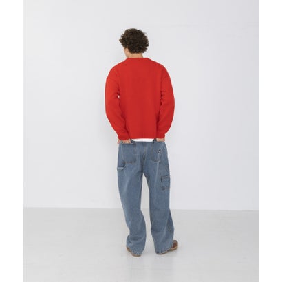 アーバンリサーチ サニーレーベル URBAN RESEARCH Sonny Label ウール混クルーネックニットプルオーバー （チャコールグレー）｜詳細画像
