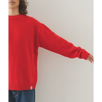 アーバンリサーチ サニーレーベル URBAN RESEARCH Sonny Label ウール混クルーネックニットプルオーバー （チャコールグレー）｜詳細画像