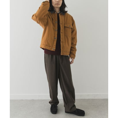 アーバンリサーチ サニーレーベル URBAN RESEARCH Sonny Label ボア切替ダックショートジャケット （キャメル）｜詳細画像