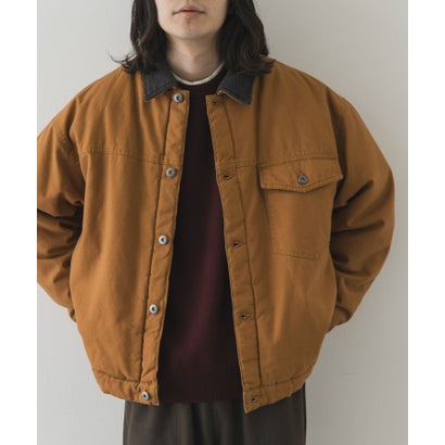 アーバンリサーチ サニーレーベル URBAN RESEARCH Sonny Label ボア切替ダックショートジャケット （ネイビー）｜詳細画像