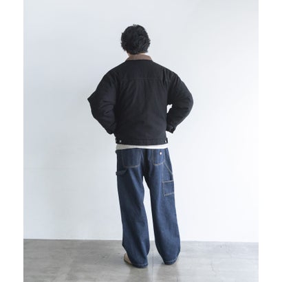アーバンリサーチ サニーレーベル URBAN RESEARCH Sonny Label ボア切替ダックショートジャケット （ネイビー）｜詳細画像