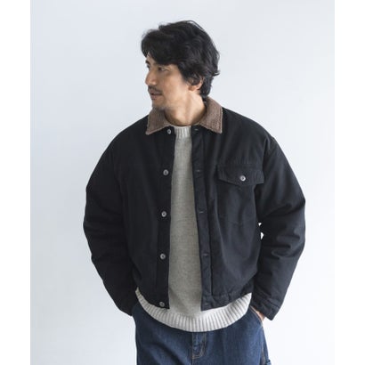 アーバンリサーチ サニーレーベル URBAN RESEARCH Sonny Label ボア切替ダックショートジャケット （ネイビー）｜詳細画像