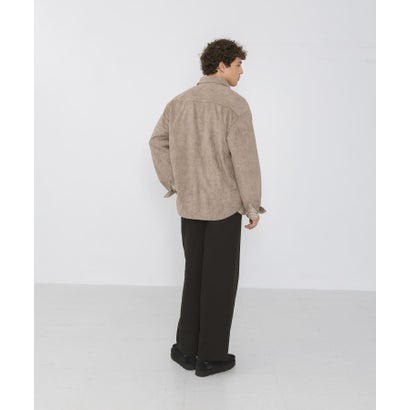 アーバンリサーチ サニーレーベル URBAN RESEARCH Sonny Label フェイクスウェードロングスリーブシャツ （ベージュ系その他）｜詳細画像