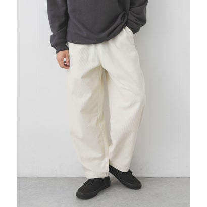 アーバンリサーチ サニーレーベル URBAN RESEARCH Sonny Label コーデュロイワイドテーパードパンツ （ブラック）｜詳細画像