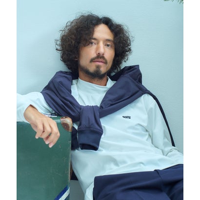 アーバンリサーチ サニーレーベル URBAN RESEARCH Sonny Label OOPS モックネックロンTシャツ （オフホワイト）｜詳細画像