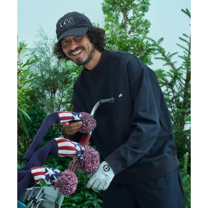 アーバンリサーチ サニーレーベル URBAN RESEARCH Sonny Label OOPS モックネックスウェット （ネイビー）｜詳細画像