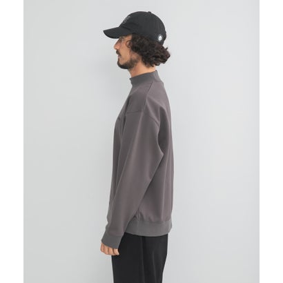 アーバンリサーチ サニーレーベル URBAN RESEARCH Sonny Label OOPS モックネックスウェット （チャコールグレー）｜詳細画像