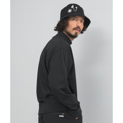 アーバンリサーチ サニーレーベル URBAN RESEARCH Sonny Label OOPS モックネックスウェット （チャコールグレー）｜詳細画像