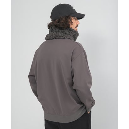 アーバンリサーチ サニーレーベル URBAN RESEARCH Sonny Label OOPS モックネックスウェット （チャコールグレー）｜詳細画像