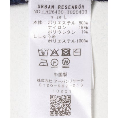 アーバンリサーチ サニーレーベル URBAN RESEARCH Sonny Label OOPS オンブレチェックニット （チャコールグレー）｜詳細画像