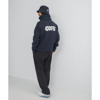 アーバンリサーチ サニーレーベル URBAN RESEARCH Sonny Label OOPS バックビッグロゴニット （ネイビー）｜詳細画像