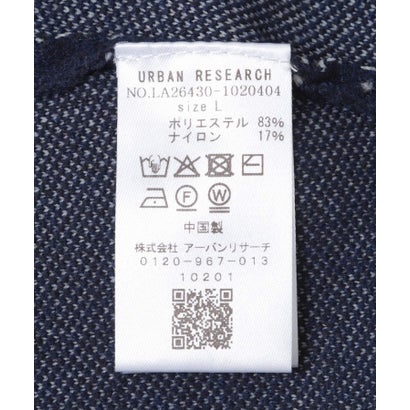 アーバンリサーチ サニーレーベル URBAN RESEARCH Sonny Label OOPS バックビッグロゴニット （ネイビー）｜詳細画像