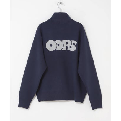 アーバンリサーチ サニーレーベル URBAN RESEARCH Sonny Label OOPS バックビッグロゴニット （グリーン）｜詳細画像
