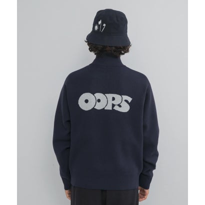 アーバンリサーチ サニーレーベル URBAN RESEARCH Sonny Label OOPS バックビッグロゴニット （ブラック）｜詳細画像