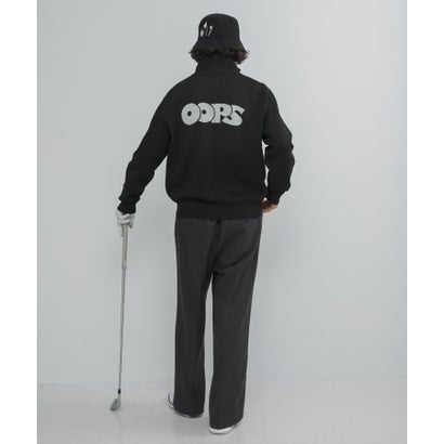 アーバンリサーチ サニーレーベル URBAN RESEARCH Sonny Label OOPS バックビッグロゴニット （ブラック）｜詳細画像