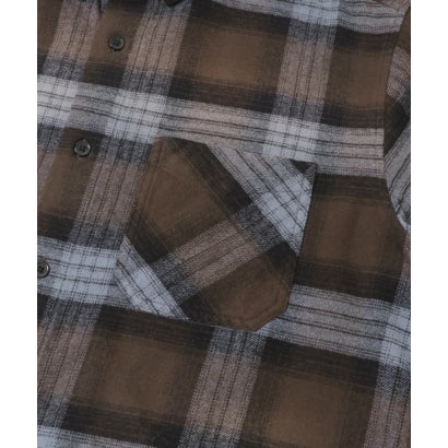 アーバンリサーチ サニーレーベル URBAN RESEARCH Sonny Label 起毛チェックレギュラーカラーシャツ （ブラック）｜詳細画像