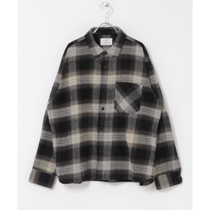 アーバンリサーチ サニーレーベル URBAN RESEARCH Sonny Label 起毛チェックレギュラーカラーシャツ （レッド）｜詳細画像