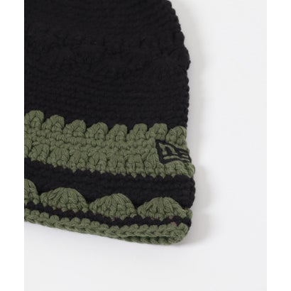 New Era CROCHET KNIT EXP BLK OLV （ブラック）｜詳細画像