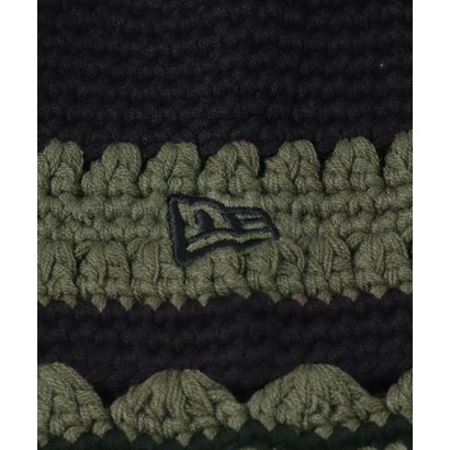 New Era CROCHET KNIT EXP BLK OLV （ブラック）｜詳細画像