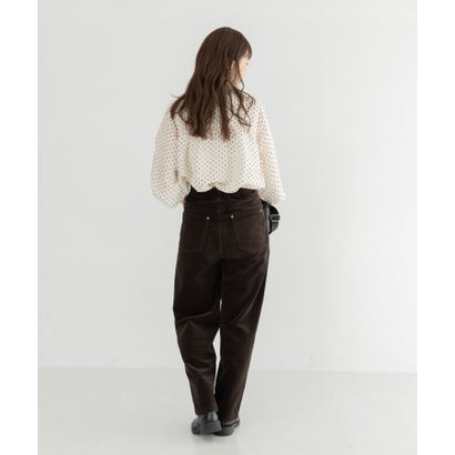 アーバンリサーチ サニーレーベル URBAN RESEARCH Sonny Label 『WEB限定』ドットフリルブラウス （ブラック系その他）｜詳細画像