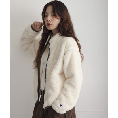 アーバンリサーチ サニーレーベル URBAN RESEARCH Sonny Label 『別注』Champion×Sonny Label シェルパフリーススタンドジップ （ブラック）｜詳細画像
