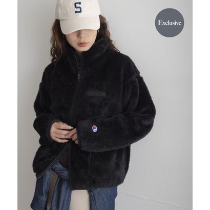 アーバンリサーチ サニーレーベル URBAN RESEARCH Sonny Label 『別注』Champion×Sonny Label シェルパフリーススタンドジップ （オフホワイト）｜詳細画像