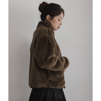 アーバンリサーチ サニーレーベル URBAN RESEARCH Sonny Label 『別注』Champion×Sonny Label シェルパフリーススタンドジップ （ブラウン系その他）｜詳細画像