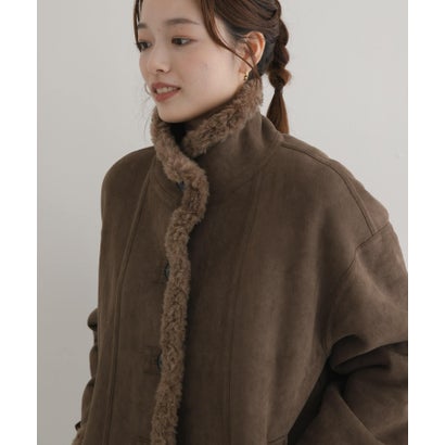 アーバンリサーチ サニーレーベル URBAN RESEARCH Sonny Label ONURUN ムートンボアジャケット （オリーブ）｜詳細画像