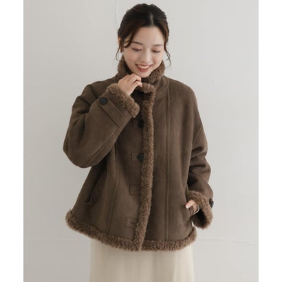 アーバンリサーチ サニーレーベル URBAN RESEARCH Sonny Label ONURUN ムートンボアジャケット （オリーブ）｜詳細画像