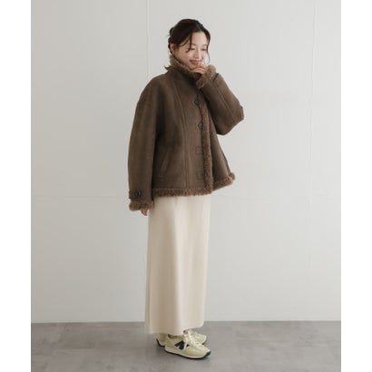 アーバンリサーチ サニーレーベル URBAN RESEARCH Sonny Label ONURUN ムートンボアジャケット （オリーブ）｜詳細画像