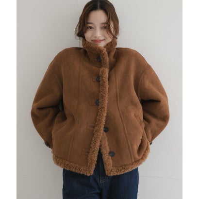 アーバンリサーチ サニーレーベル URBAN RESEARCH Sonny Label ONURUN ムートンボアジャケット （オリーブ）｜詳細画像