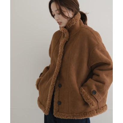 アーバンリサーチ サニーレーベル URBAN RESEARCH Sonny Label ONURUN ムートンボアジャケット （オリーブ）｜詳細画像