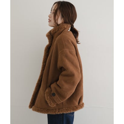 アーバンリサーチ サニーレーベル URBAN RESEARCH Sonny Label ONURUN ムートンボアジャケット （オリーブ）｜詳細画像