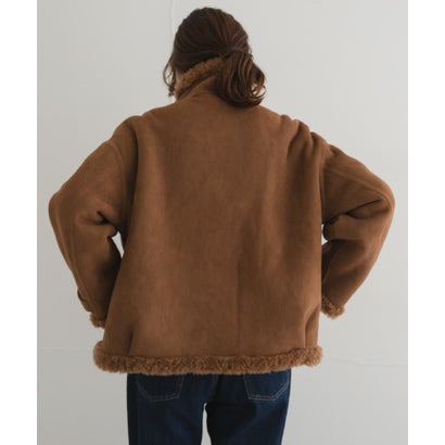 アーバンリサーチ サニーレーベル URBAN RESEARCH Sonny Label ONURUN ムートンボアジャケット （オリーブ）｜詳細画像