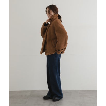 アーバンリサーチ サニーレーベル URBAN RESEARCH Sonny Label ONURUN ムートンボアジャケット （オリーブ）｜詳細画像