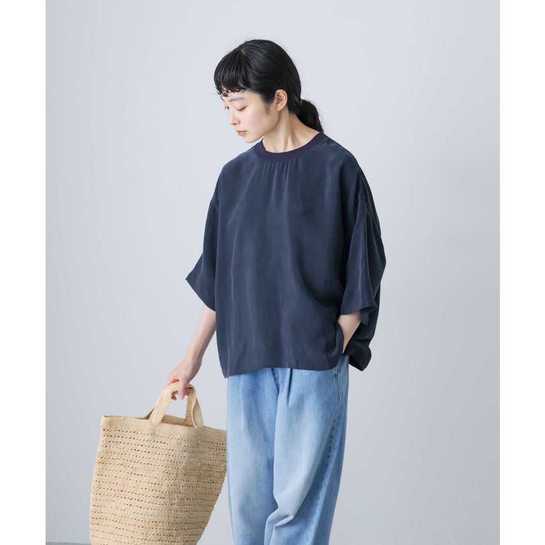 カグレ かぐれ キュプラプルオーバー （CHARCOAL） - ファッション通販 
