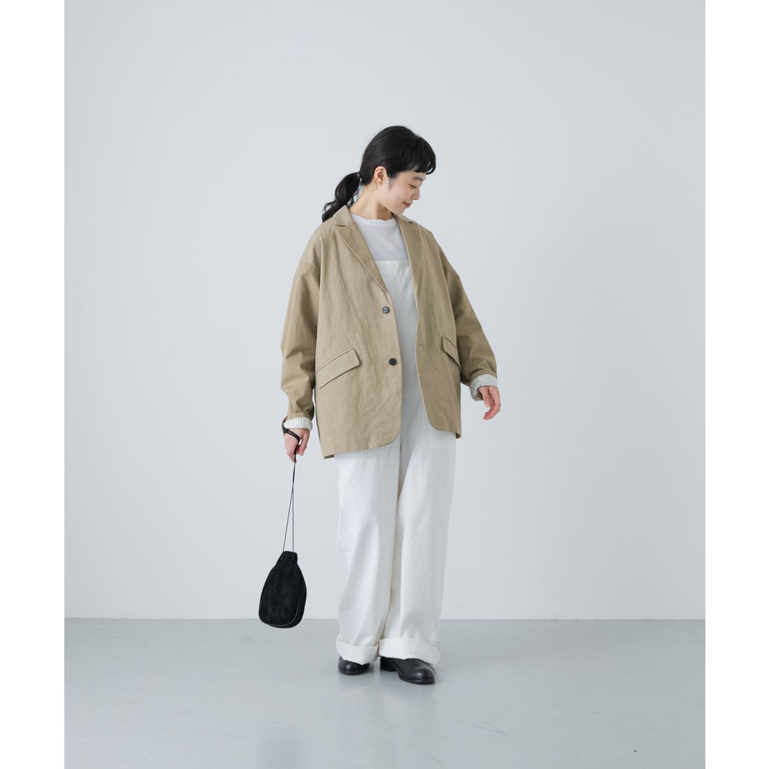 カグレ かぐれ Tailored jacket w/lining （ベージュ） - ファッション 