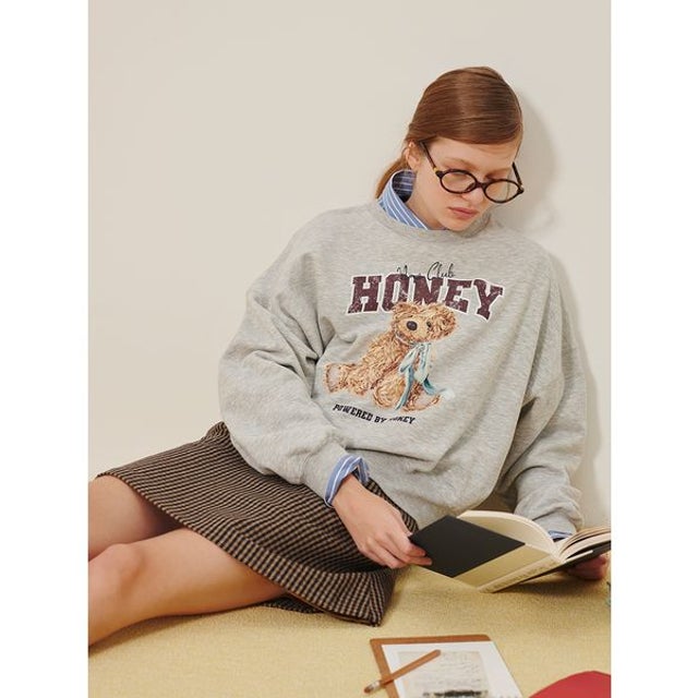 ベアスウェットトップス （GRY）