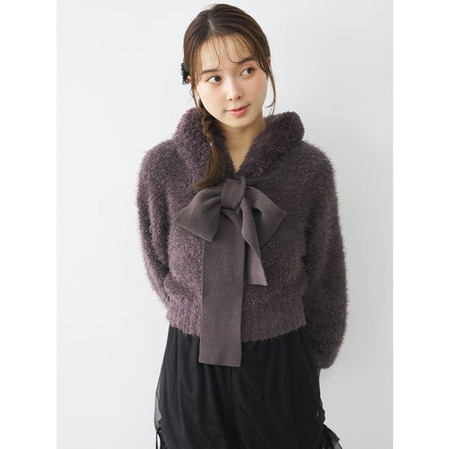 【Halloween】ショートニットパーカー （GRY）