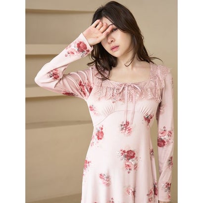 【Silky Fleece】レースワンピース （PNK）｜詳細画像