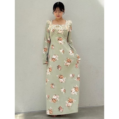 【Silky Fleece】レースワンピース （IVR）｜詳細画像