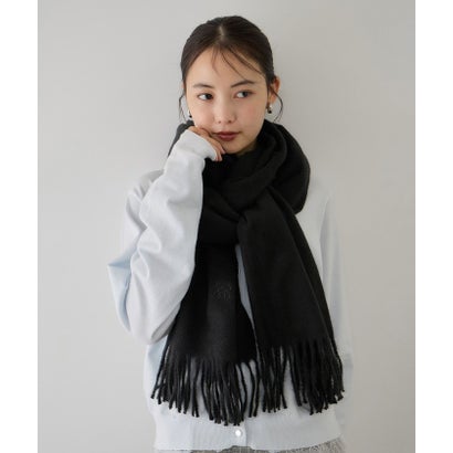 なめらかタッチ刺繍ロゴストール （ピンク系（65））｜詳細画像