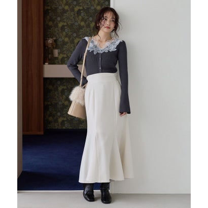 美easyウーリッシュマーメイドスカート/WEB限定カラー・セットアップ対応 （オフホワイト（15））｜詳細画像