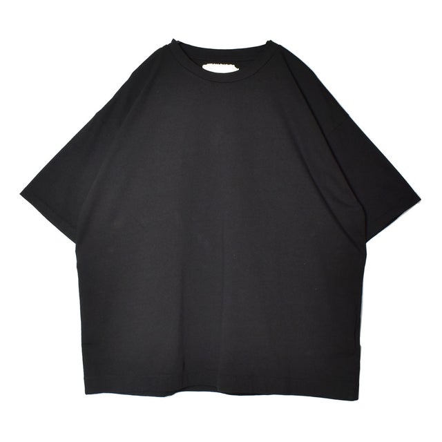 S/S LOOSE SHAPE CREW 半袖Tシャツ （ブラック）