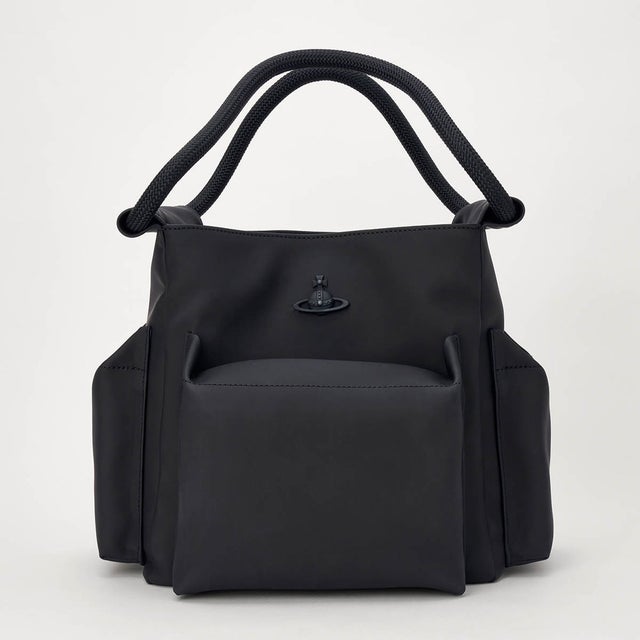 トートバッグ コーテッドファブリック ALTON SMALL SLOUCHY TOTE 4D03000FU W01G9 N401 （ブラック）