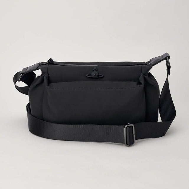 ショルダーバッグ コーテッドファブリック LEE CROSSBODY BAG 48020011U W01G9 N401 （ブラック）